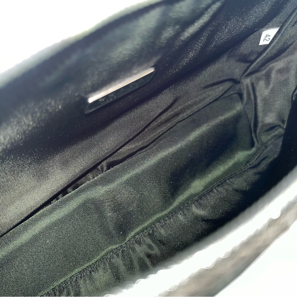 Prada: Tessuto Nylon Shoulder Bag (Dark Green) - Picture 14 of 17